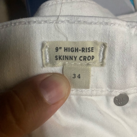 White Distressed Madewell Jeans - Picture 7 of 7